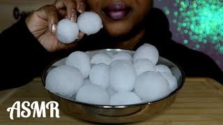 ASMR POWDERY ICE MIXED WITH CRUSH IGLOO ICE SNOWBALLS|SUPER CRUNCY ICE EATING|NO TALKING