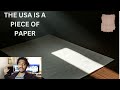 The USA is a piece of Paper The Inhabitants Denizens Citizens NOPE