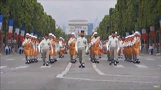Légion étrangère - French Foreign Legion on parade.