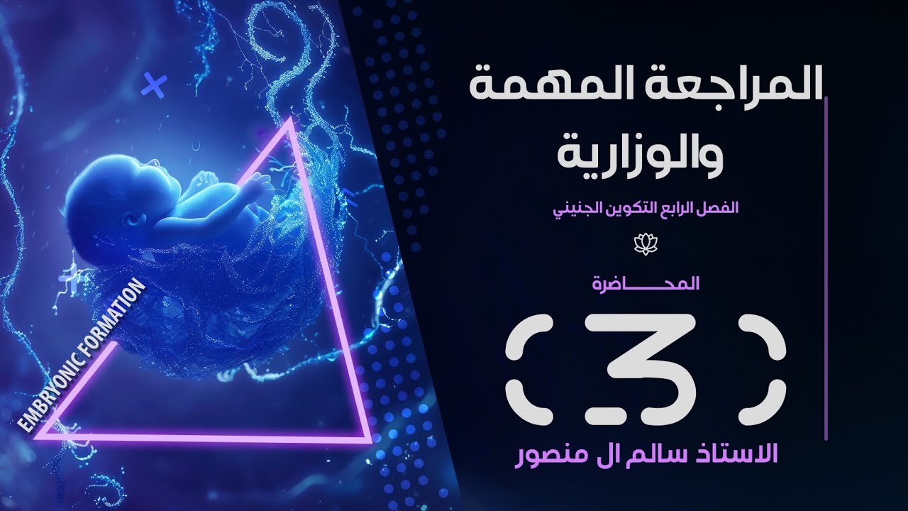 المراجعة ( الفصل الرابع ) | المحاضرة الـ 3 والأخيرة.