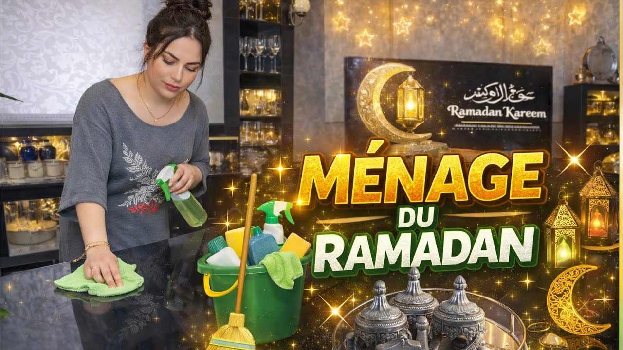 تنظيف و ديكور رمضان 🌙 2026 🥰 ménage et décoration du ramadan #اكسبلور #رمضان #جزائرية