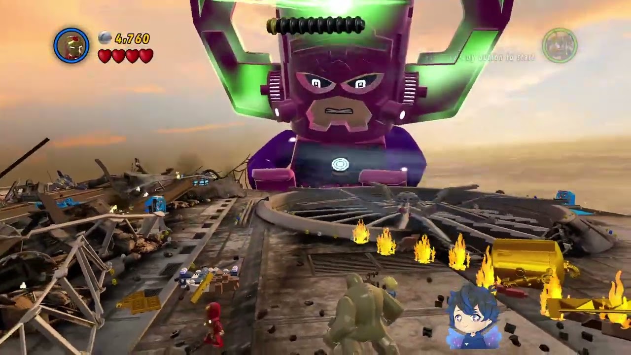 Lego Marvel Super Heroes Galactus Boss Fight Gameplay (June 2025)