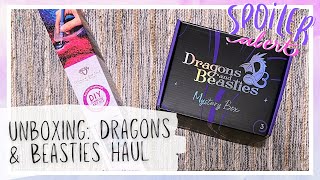 Unboxing: Dragons and Beasties Diamond Painting + MYSTERY Box #3