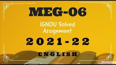 IGNOU MEG-6 SOLVED ASSIGNMENT 2021-22 American Literature IGNOU SOLVED ASSIGNMENT