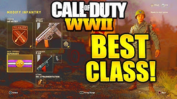 HOW TO MAKE YOUR BEST CLASS SETUP COD WW2! TOP 5 BASIC TRAINING SKILLS COD WORLD WAR 2 BEST CLASSES!