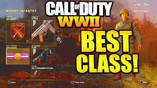 HOW TO MAKE YOUR BEST CLASS SETUP COD WW2! TOP 5 BASIC TRAINING SKILLS COD WORLD WAR 2 BEST CLASSES!
