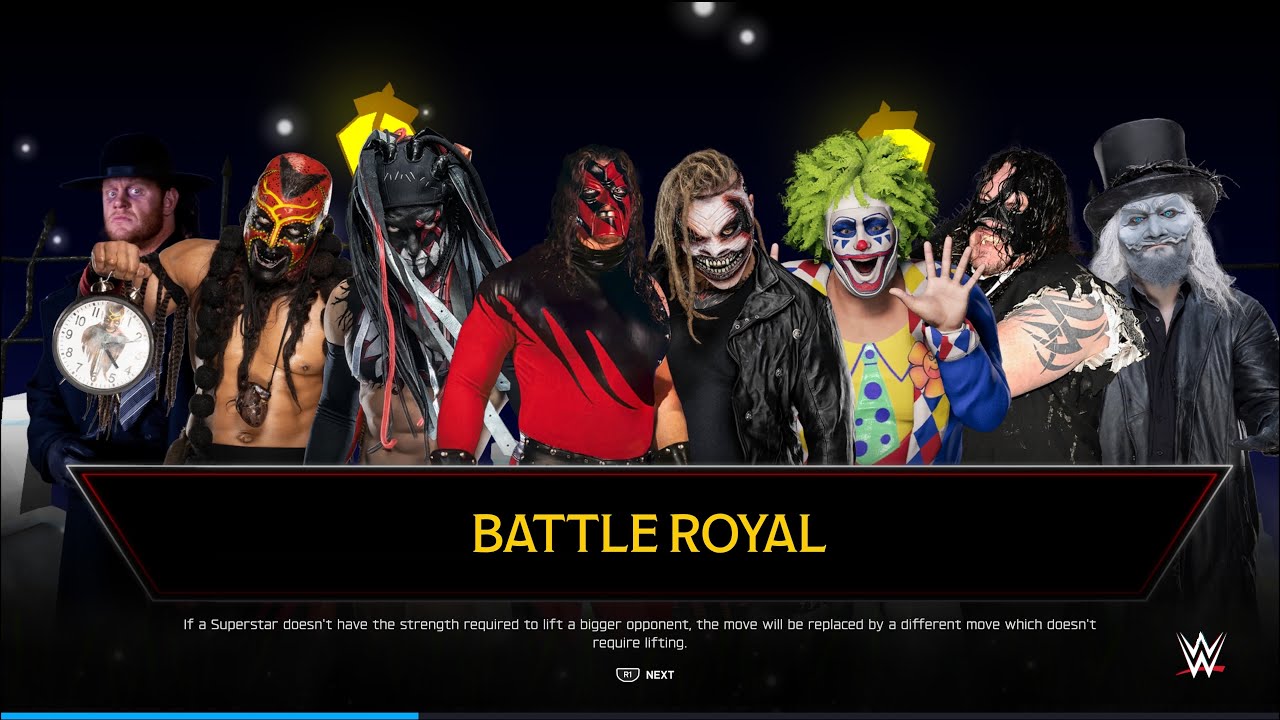 WWE 2K25 - 👻🎃 HALLOWEEN BATTLE ROYAL!! PS5 Gameplay - YouTube