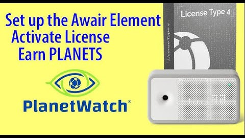 Set Up Your Awair Element to Earn PlanetWatch Tokens!