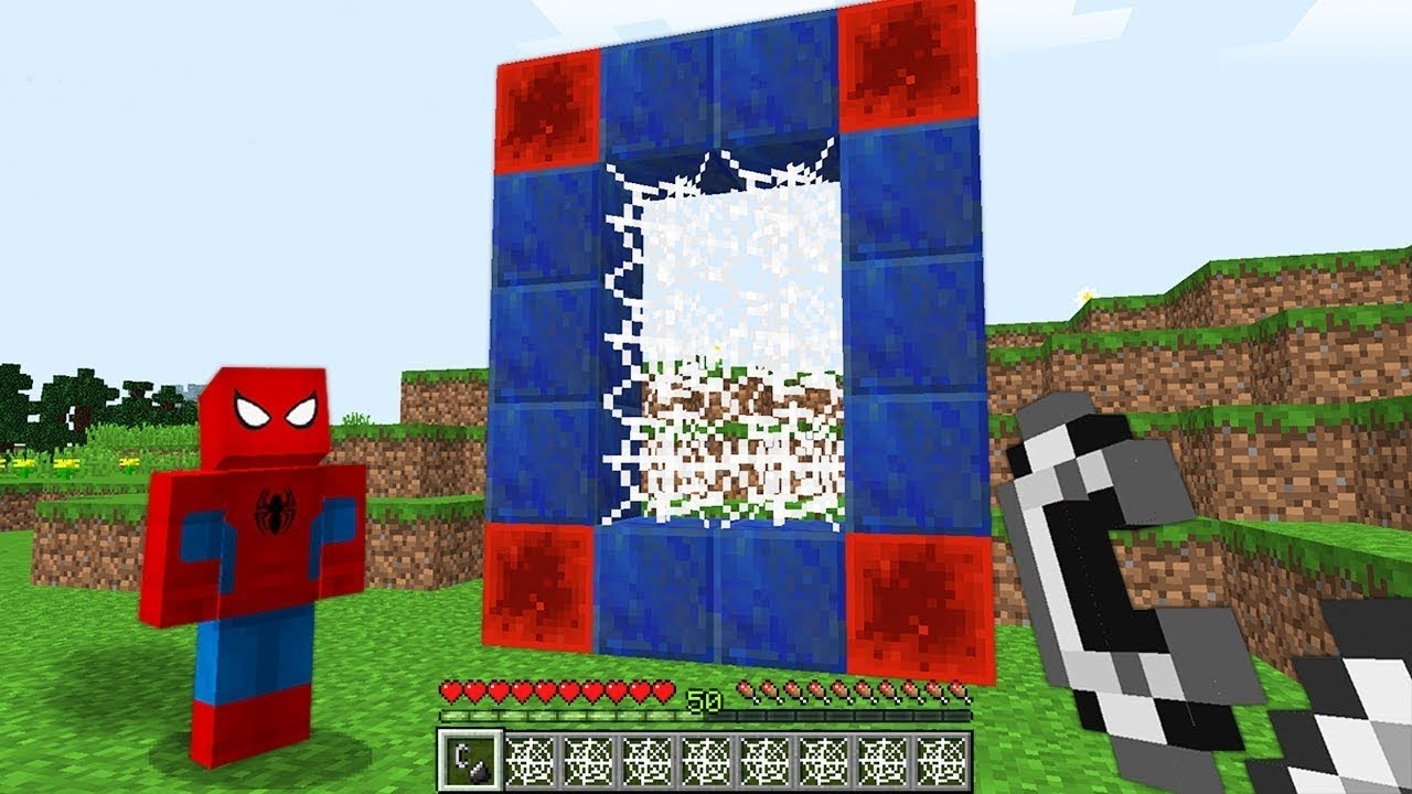 ÖRÜMCEK ADAM PORTALI NASIL YAPILIR? 😱 - Minecraft - YouTube