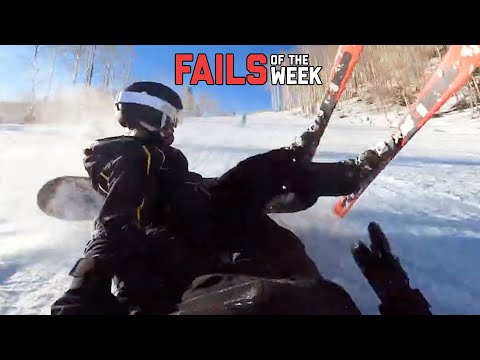 Skier Takes Massive Tumble! Fails Of The Week