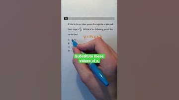 CollegeBoard’s Official SAT Practice Test #1 - No Calculator Section - Question #12 #Shorts #math