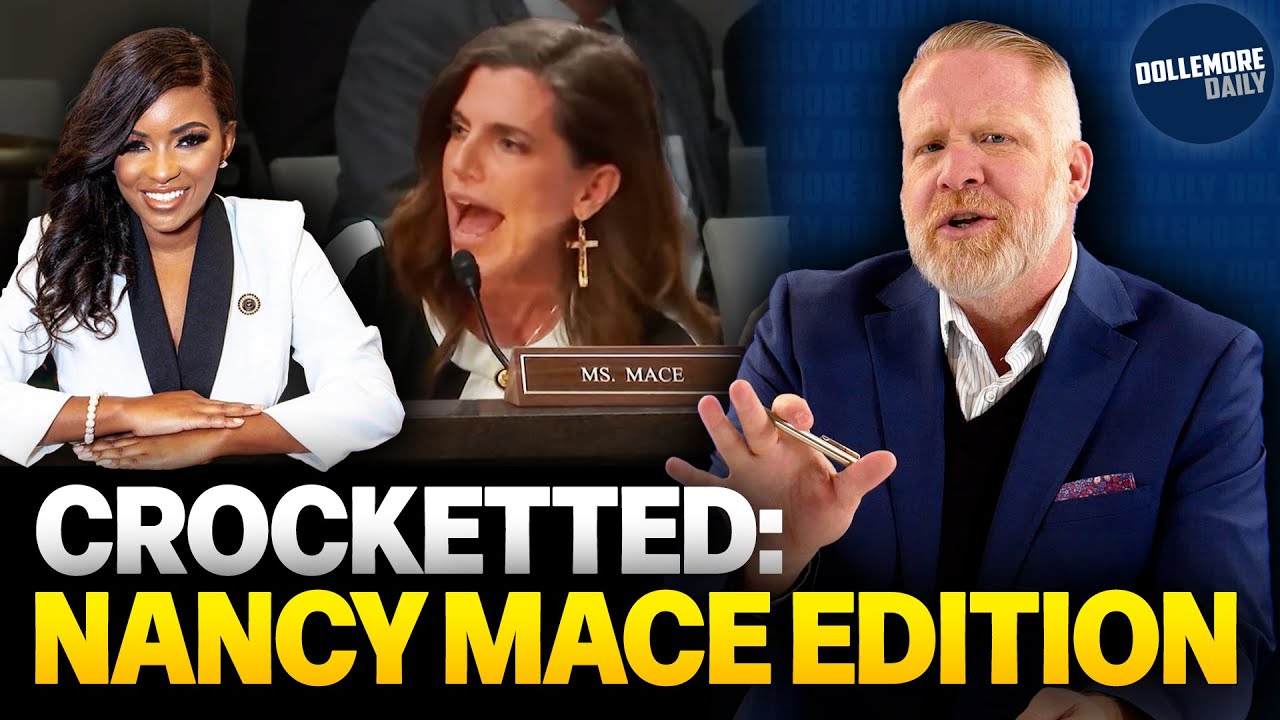 Clout Chaser Nancy Mace THREATENS VIOLENCE Against Jasmine Crockett!!! #Crocketted
