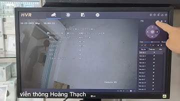 Hướng dẫn cài đặt camera analog LFS bật đèn sáng khi trời tối - có màu ban đêm