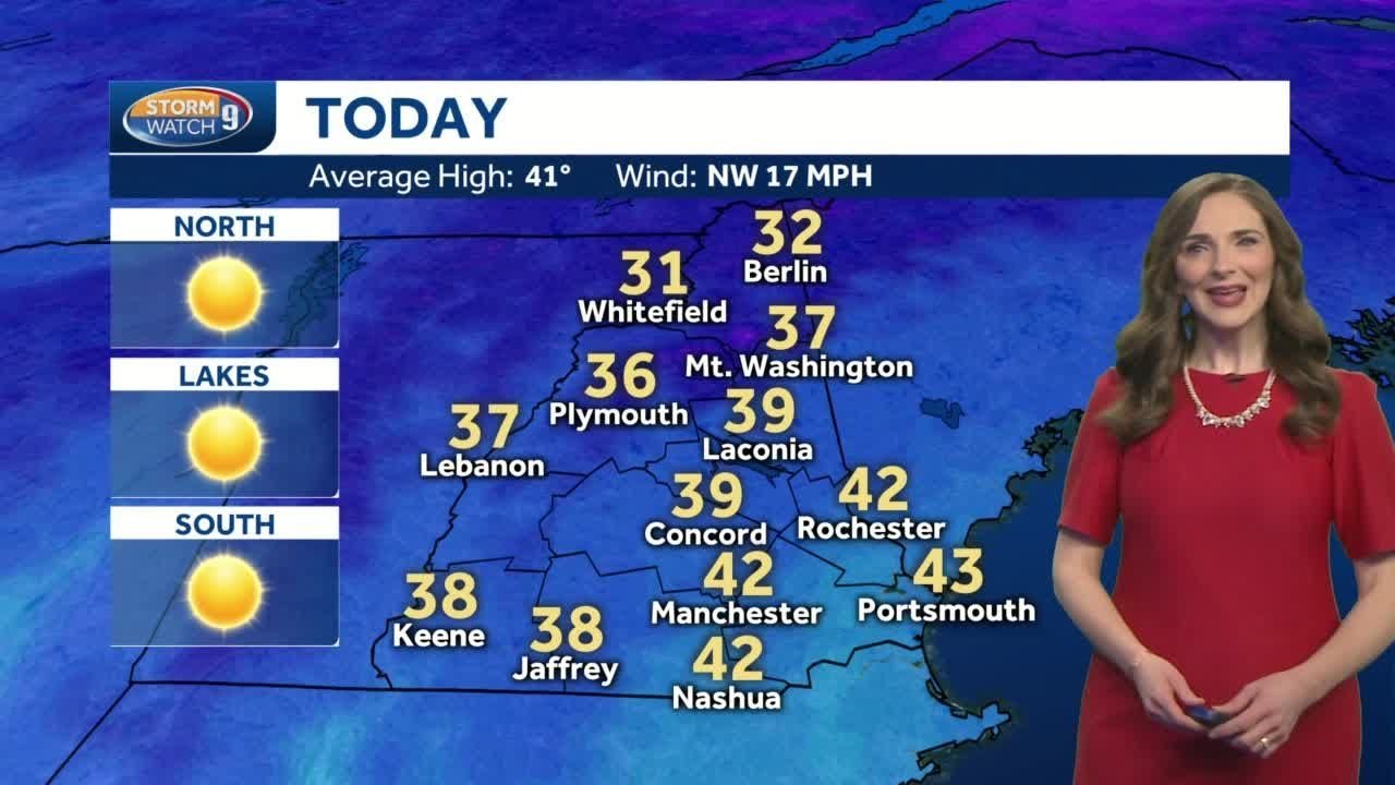 Watch: Windy and cold with some sunshine later today - YouTube