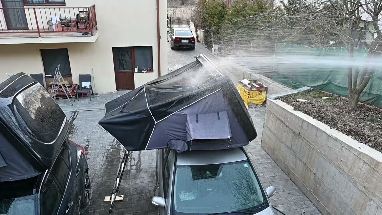 Rooftop tent Waterproof Test – Prestige Overland Carpathian Nights