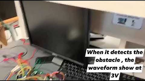 Proximity sensor modular testing on the oscilloscope