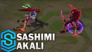 Sashimi Akali Skin Spotlight - Pre-Release - League of Legends