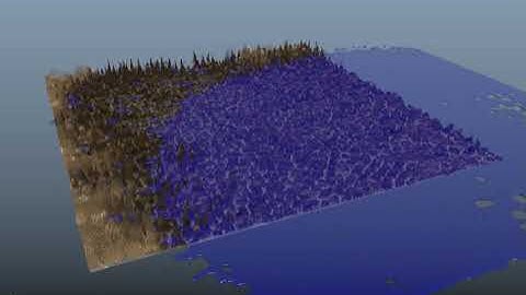 xGen attributes driven by animated PTEX