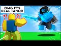 I Tricked People Into Thinking *I WAS TANQR* In Roblox BedWars!
