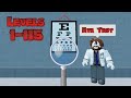 Roblox Eye Test Levels 1-115