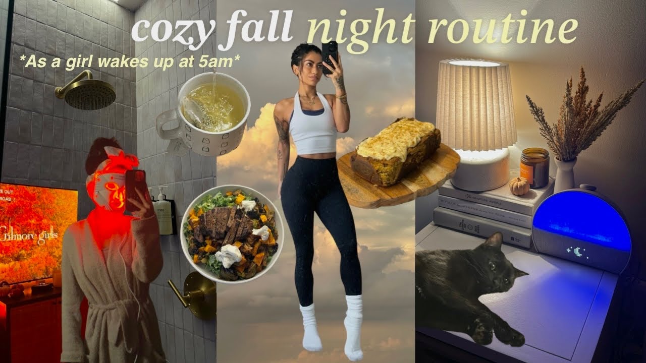 моя уютная осенняя вечерняя рутина *как девушка, которая просыпается в 5 утра*