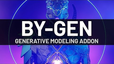 Free Generative Modeling Addon by Curtis James H - Blender