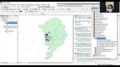 Proses Analisis Tetangga Terdekat Dengan Arcgis 10.3