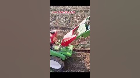 Máy cày xới đất mini máy cắt cỏ nông nghiệp máy vun luống tạo rãnh đa năng #farming #automobile