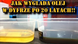 Jak wygląda olej w dyfrze po 20 latach ?? Wymiana oleju w dyferencjale BMW
