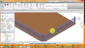80- Create and edit custom railing in revit
