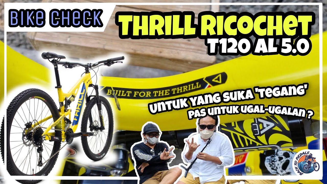 Mtb Thrill Ricochet T120 5.0 - Satin Yellow - Bike Check and Review ...