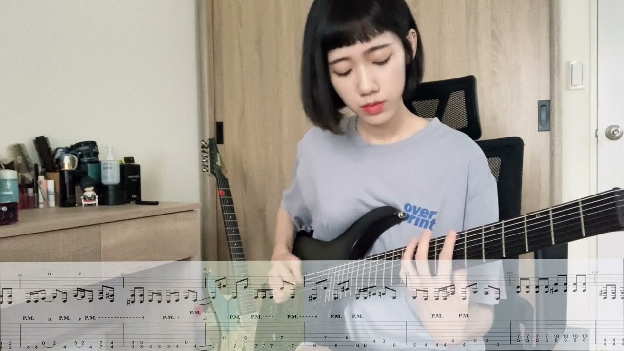 Leevia | Ado - うっせぇわ/Usseewa (Guitar Cover + TAB)