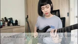 Leevia | Ado - うっせぇわ/Usseewa (Guitar Cover   TAB)