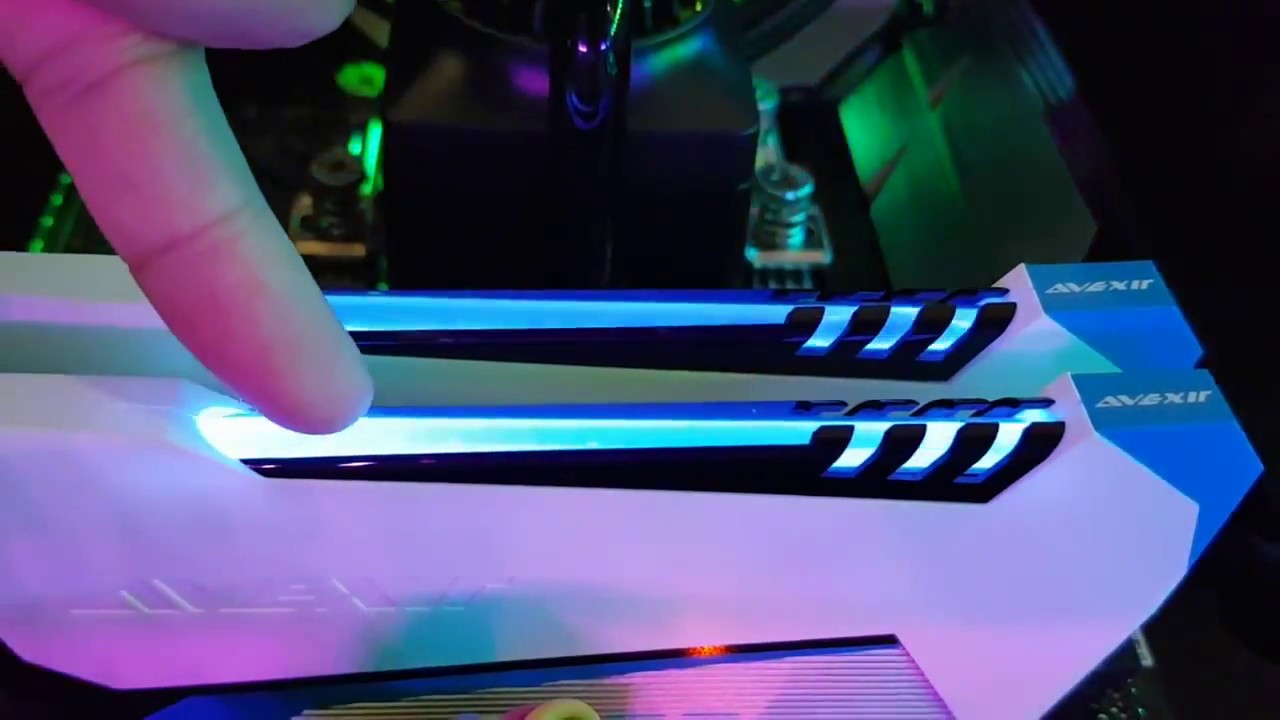 Avexir Raiden blue plasma ram - YouTube