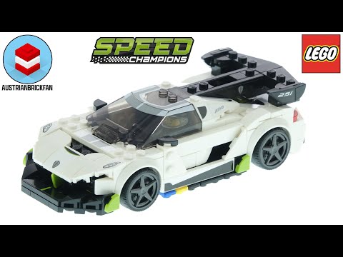 LEGO Speed Champions 76900 Koenigsegg Jesko - Lego Speed Build Review