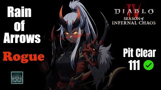 Rain of Arrows Rogue - Pit 111 - Diablo 4 Season 10