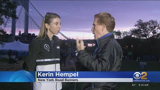 Sprinklers added to NYC Marathon route to keep runners cool