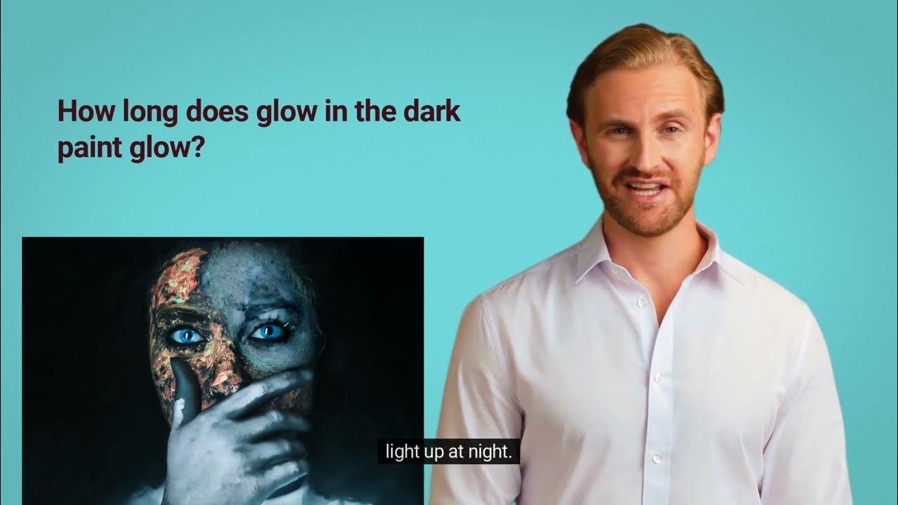 🟡HOW LONG DOES GLOW IN THE DARK PAINT GLOW FOR? YouTube