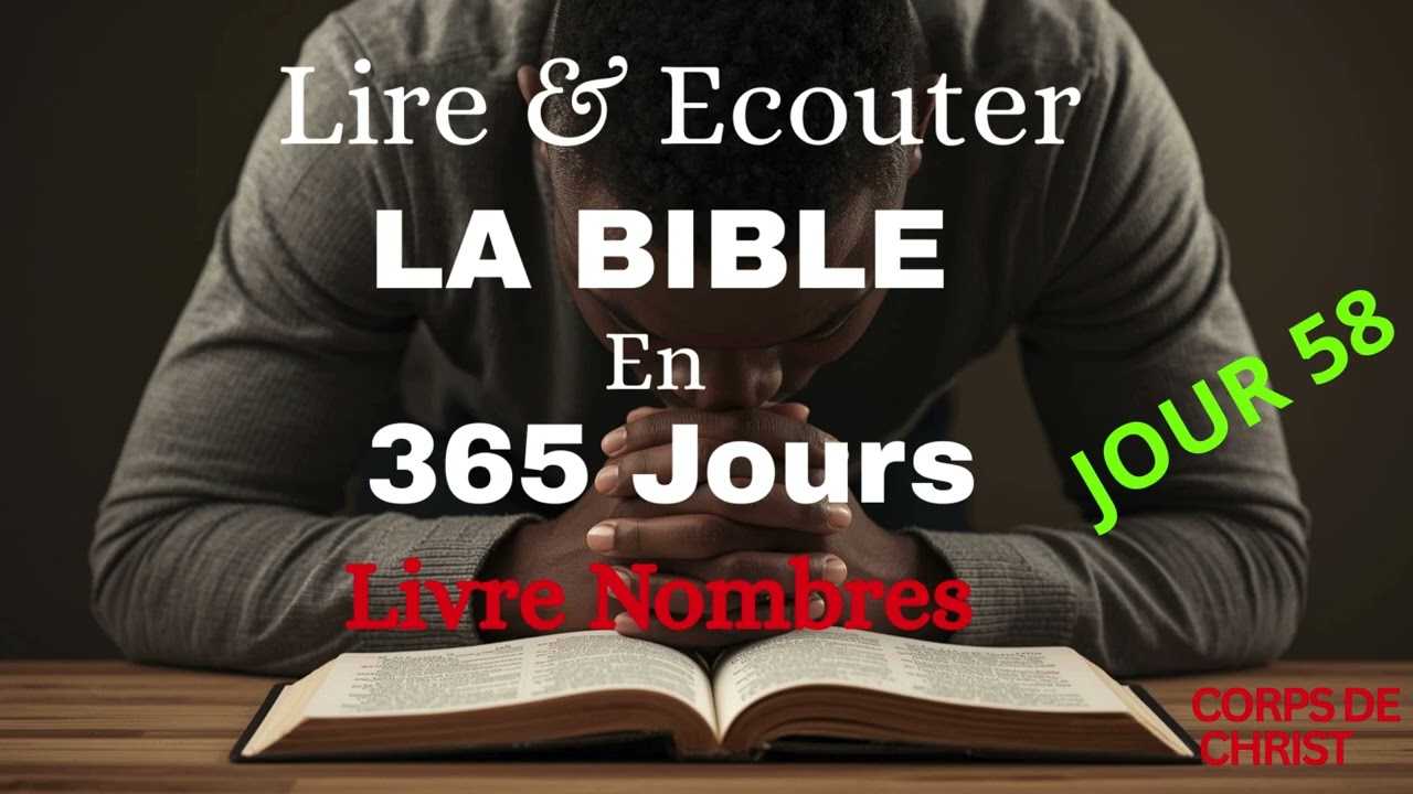 JOUR 58  🎉DEUTERONOME 1 A 3🎉 LIRE ET ECOUTER LA BIBLE EN 365 JOURS
