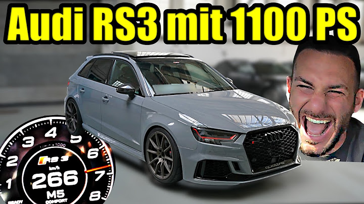 Audi RS3 with 1100 hp - wolf in sheep's clothing