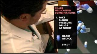 Taking blood pressure medication at night can be life saving
