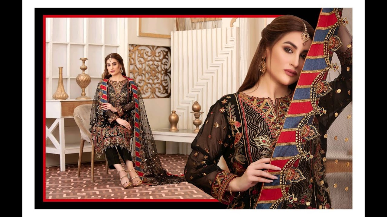 Tawakkal Fabrics Beyond Embroidered Chiffon Suits