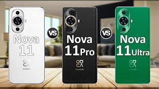 Huawei nova 11 vs nova 11 Pro vs nova 11 Ultra - 123Specs