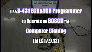 LAUNCH X431 ECU Programmer: Clone BOSCH MEG17912 ECU