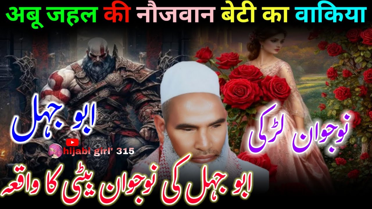 Abu jahal ki nojawan beti ka wakiya Qari hanif mulatani ka bayan/Kari Hanif mulatani ki takrir  