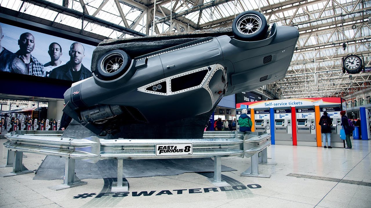 Fast & Furious 8 at London Victoria and London Waterloo Station - YouTube