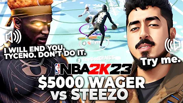 Steezo challenged me for $5000, and I accepted.