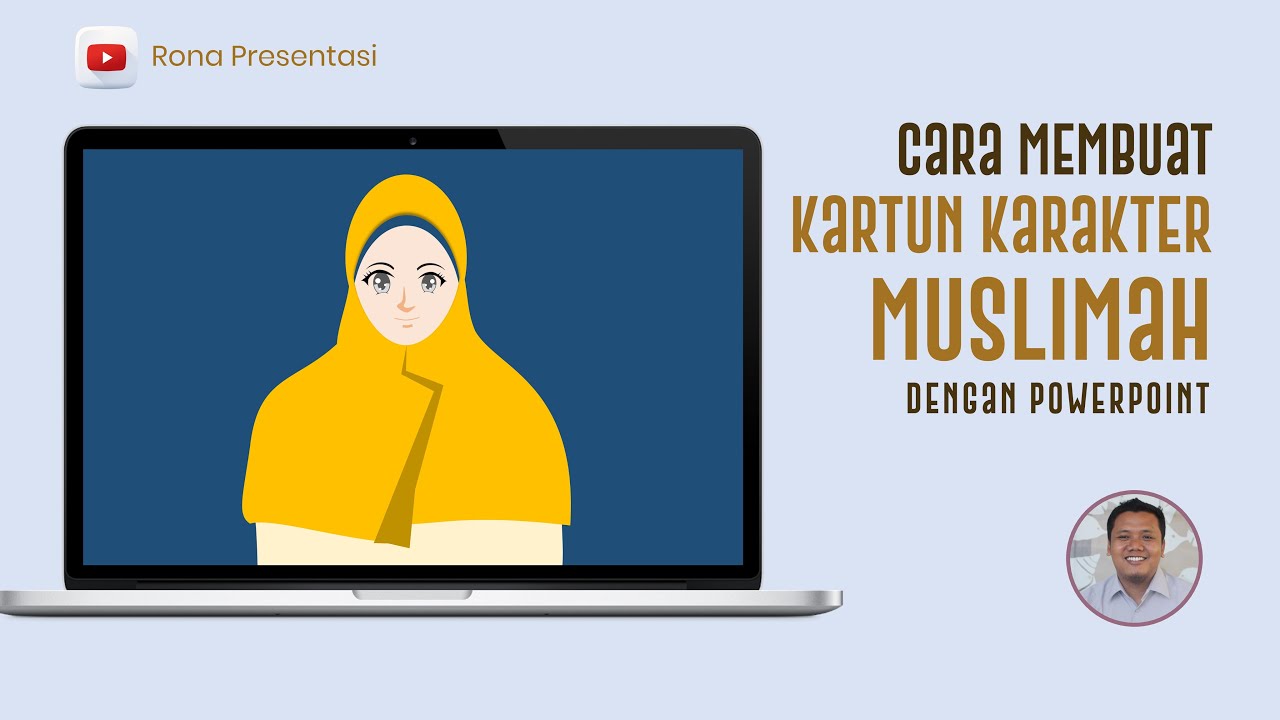 Cara Membuat Kartun Karakter Muslimah Yang Menarik Dengan Powerpoint YouTube