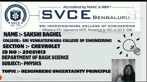 PHYSICS VIDEO ASSIGNMENT  1 ||SVCE ||