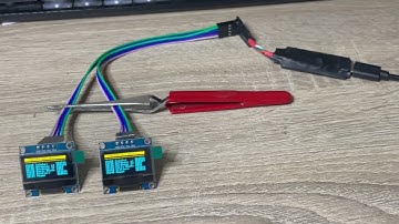 AFFICHAGE GARE 2 ECRANS Jaune/Bleu - Train HO